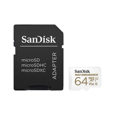 SanDisk MAX Endurance TF 64GB With Adapter (SDSQQVR-064G)