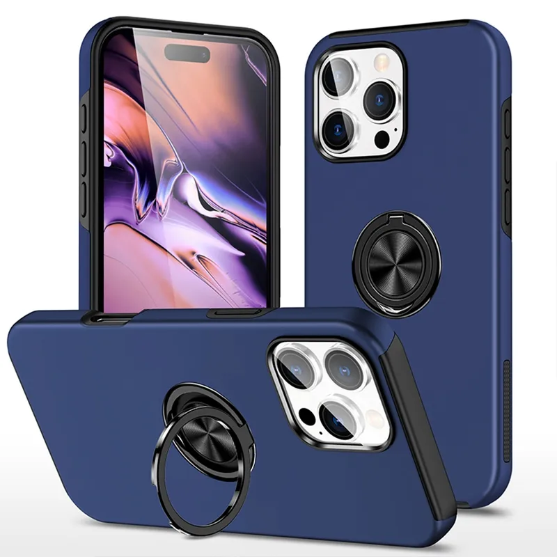 iPhone 16 Pro Magnetic Ring Holder Shockproof Case Cover