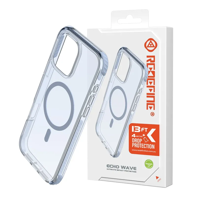 iPhone 16 Plus REDEFINE Echo Wave Ultimate Impact Protection Transparent Case Cover