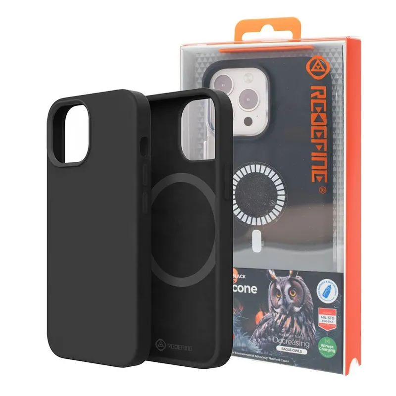 iPhone 16 Plus REDEFINE Liquid Silicone Case Cover with Magnetic Ring
