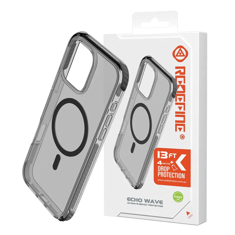 iPhone 16 Pro Max REDEFINE Echo Wave Ultimate Impact Protection Transparent Case Cover