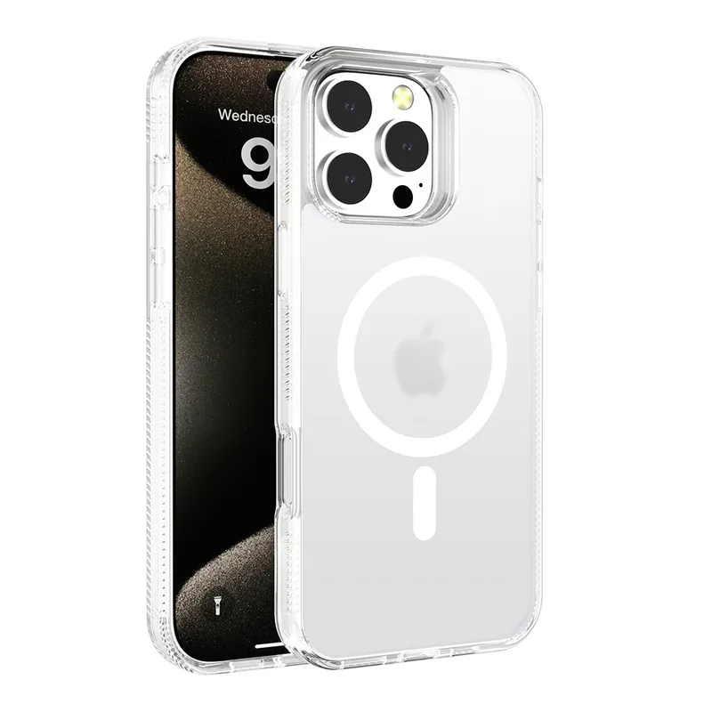 iPhone 16 Plus Redefine Frosted Matte Shockproof Case Cover With Magnetic Ring
