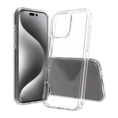 iPhone 16 Pro High Quality Acrylic + TPU Hybrid Transparent Case Cover