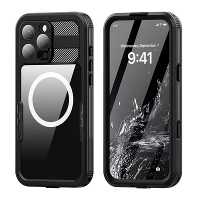 iPhone 16 Pro Redpepper Dot+ IP68 Waterproof Case Cover with Magnetic Ring