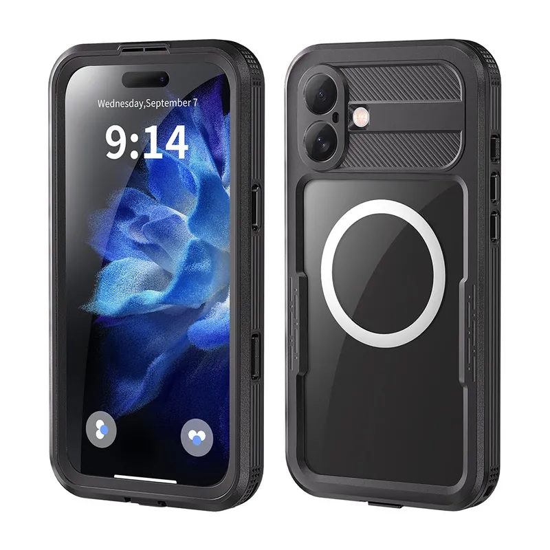 iPhone 16 Plus Redpepper Dot+ IP68 Waterproof Case Cover with Magnetic Ring