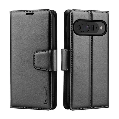Hanman PU Flip Leather Wallet Case for Google Pixel 9 / 9 Pro
