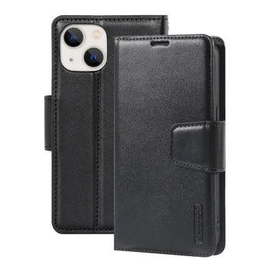 Hanman PU Flip Leather Wallet Case for iPhone 13 / 14
