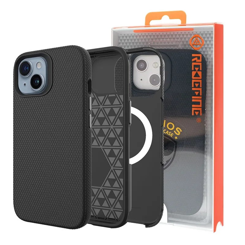 iPhone 14 Plus / 15 Plus Rhinos Rugged Shockproof Case Cover With Magnetic Ring