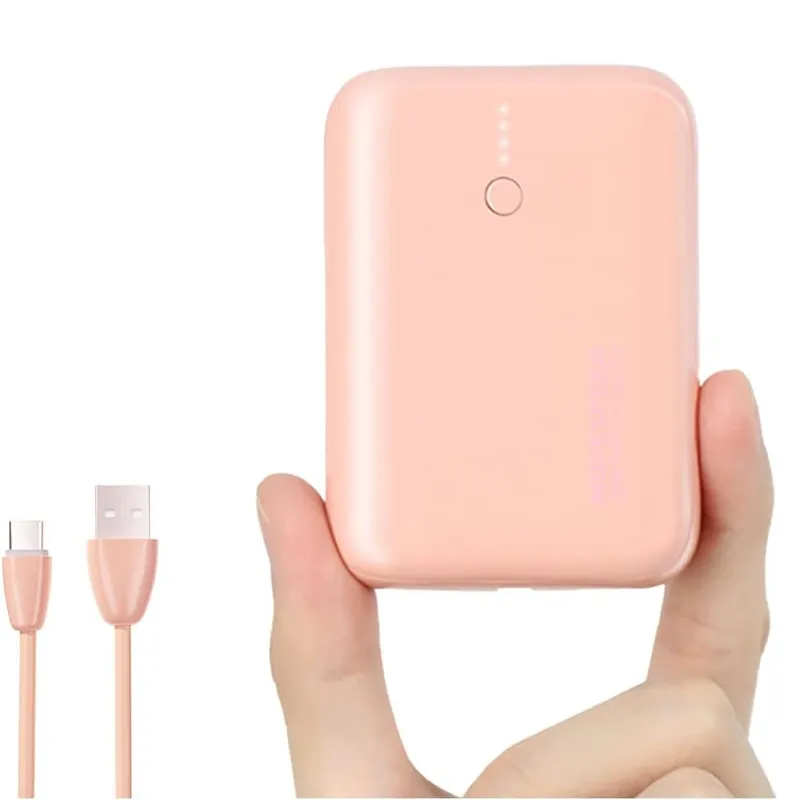MOVE SPEED Portable Charger Mini Cute Power Bank 10000mAh 22.5W