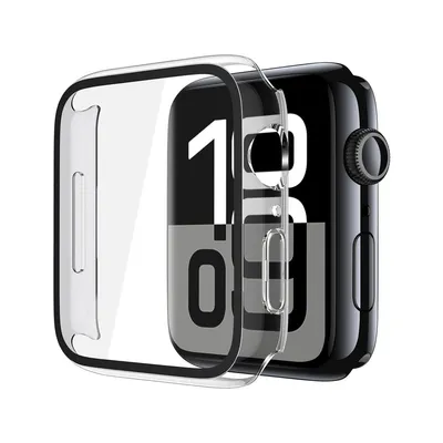 REDEFYNE Hard PC Case with Tempered Glass Screen Protector for Apple Watch Series 10 42mm / Series 11 42mm