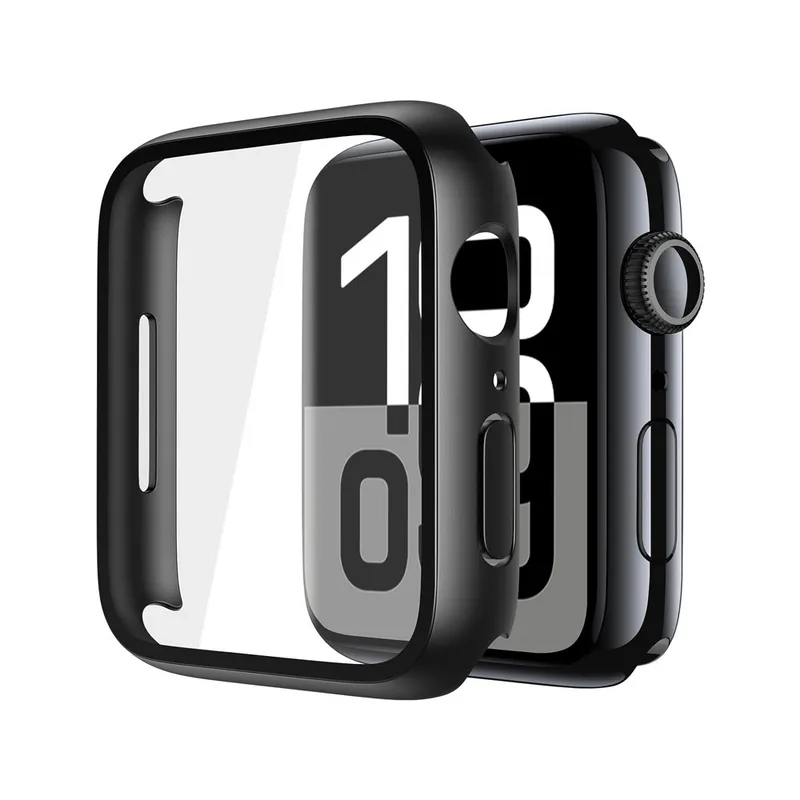 REDEFYNE Hard PC Case with Tempered Glass Screen Protector for Apple Watch Series 10 46mm / Series 11 46mm