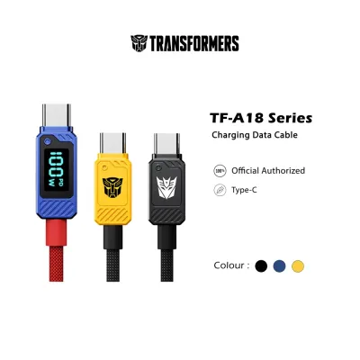 Transformers TF-A18 USB-C to USB-C 60W / 100W Fast Charge Data Cable