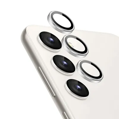 Kinglas Metal Ring HD Tempered Glass Camera Lens Protector Film for Samsung Galaxy S25 Plus