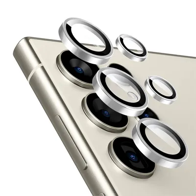 Kinglas Metal Ring HD Tempered Glass Camera Lens Protector Film for Samsung Galaxy S25 Ultra